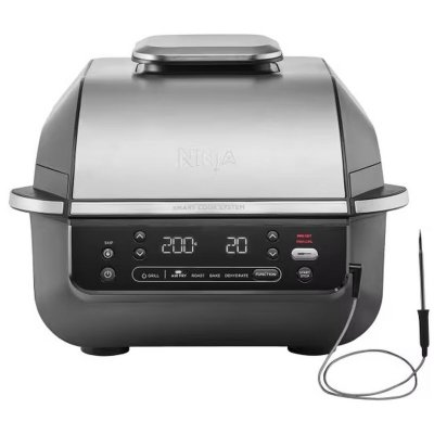NINJA Havegrill Transportabel NINJA AG351EU 5EN1 Metal Rustfrit stål
