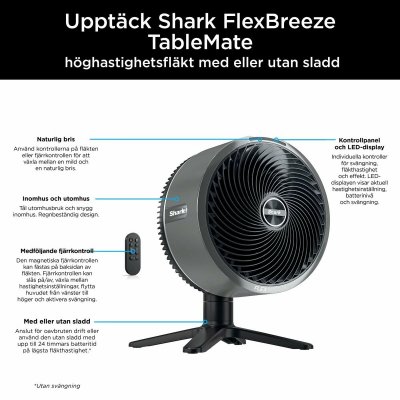 Shark Fritstående ventilator Shark