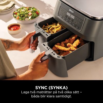 NINJA Varmluftsfrituregryde NINJA DZ300EU Grå 2400 W 7,6 L