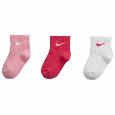 Sokker Nike Swoosh Gripper Baby Pink