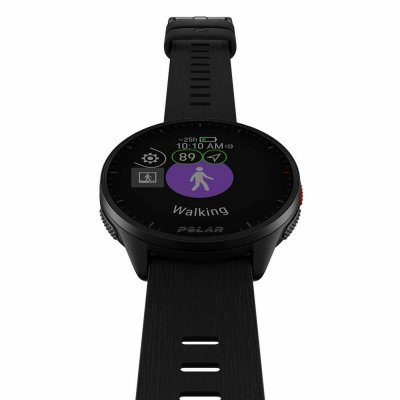 Polar Smart Watch med skridttæller Polar Sort 1,2" Ø 45 mm