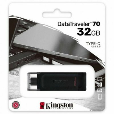 Kingston USB-stik Kingston DT70/128GB Sort 128 GB