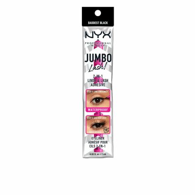 Applikator til Falske Øjenvipper NYX Jumbo black Eyeliner 2-i-1 (8 g)