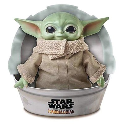 Bamse Baby Yoda Mandalorian Star Wars Mattel (30 cm)