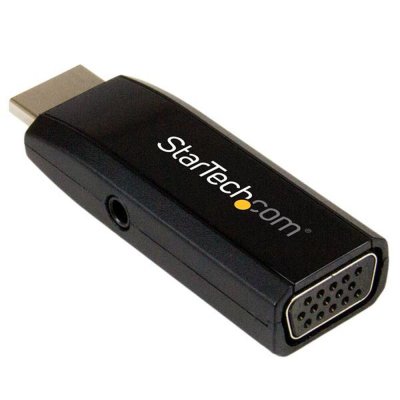DisplayPort til HDMI-adapter Startech HD2VGAMICRA          Sort