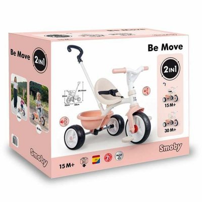 Smoby Trehjulet Cykel Smoby Be Move rosa