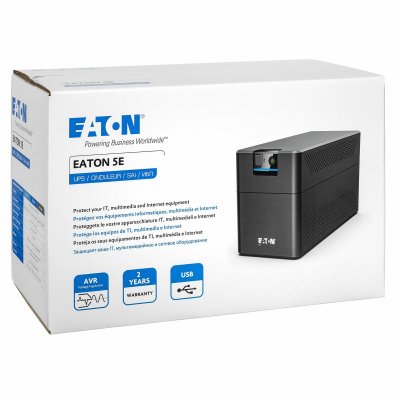 Eaton System til Uafbrydelig Strømforsyning Interaktivt UPS Eaton 5E Gen2 1200 USB