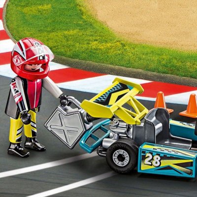 Playmobil Playset City Action Go Kart Playmobil 9322 - Action - Karting Pilot Case (29 pcs)