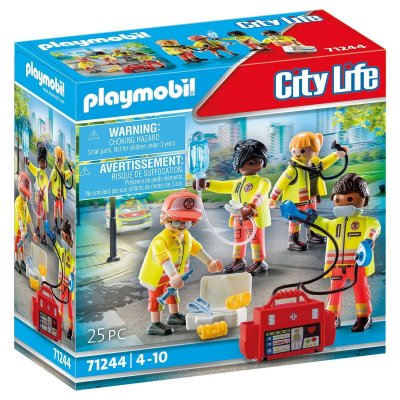 Playmobil Playset Playmobil 71244 City Life Rescue Team 25 Dele