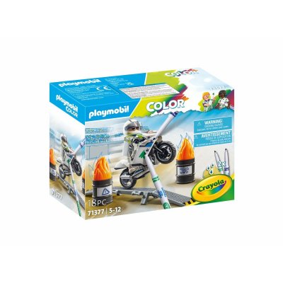 Playmobil Playset Playmobil Color Motorcykel 18 Dele
