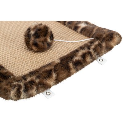 Trixie Kradsebrætter til katte Trixie Leo Brun Polyester Sisal EVA 55 x 35 cm Tæppe
