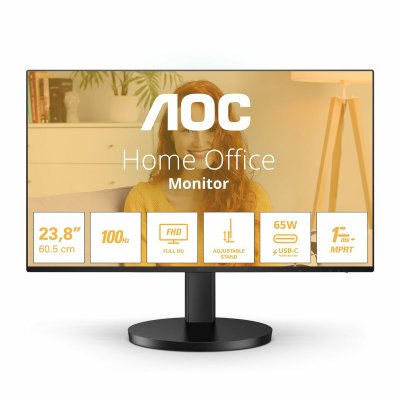 AOC Skjerm 24B3CF2 Full HD 23, 8" Svart