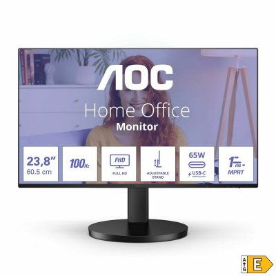 AOC Skjerm 24B3CF2 Full HD 23, 8" Svart