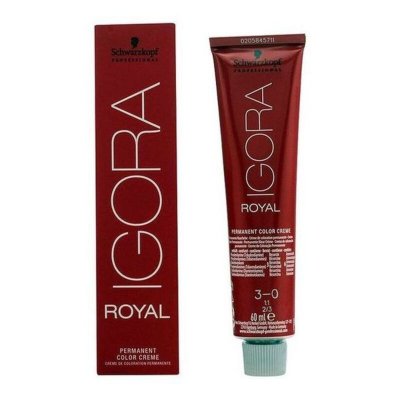 Schwarzkopf Permanent Farve Schwarzkopf Igora Royal Nº 3-0 60 ml