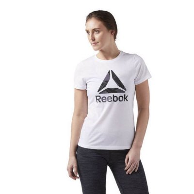 Kortærmet T-shirt til Kvinder Reebok Wor CS Graphic Tee Hvid