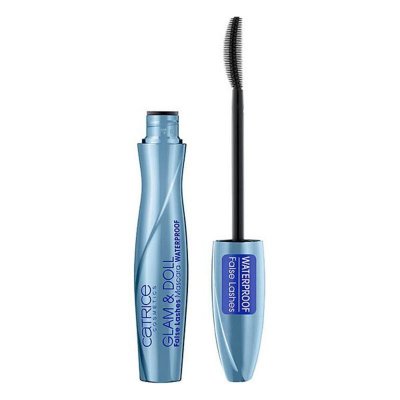 Mascara med Ekstra Volumen Effekt til Øjenvipper GLAM&DOLL false lashes Catrice (10 ml) waterproof Sort