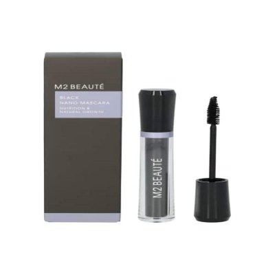 M2 Beauté Mascara til Øjenvipper M2 Beauté sort Nano Sort 6 ml Nærende