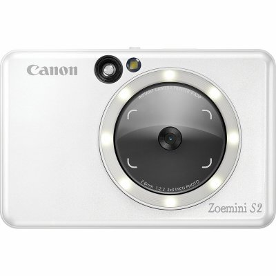 Funktionsklare Kamera Canon Zoemini S2 Hvid
