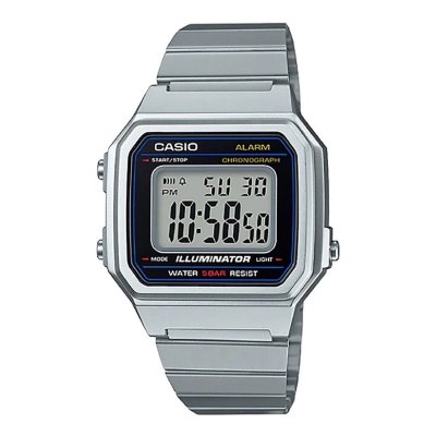 Casio Unisex ur Casio B650WD-1AEF Sort Sølvfarvet (Ø 41 mm)