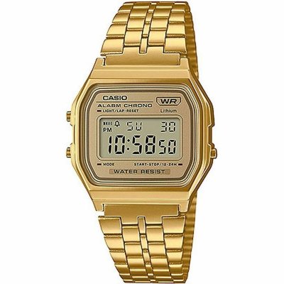 Casio Unisex ur Casio A158WEGV-9AEF Gylden