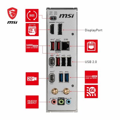 MSI Motherboard MSI AMD AM5 AMD AMD B650