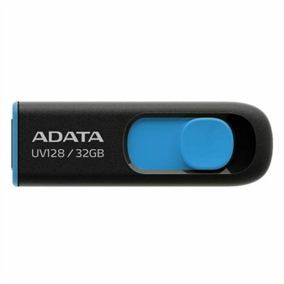 Adata USB-stik Adata AUV128-32G-RBE 32 GB Blå Sort/Blå