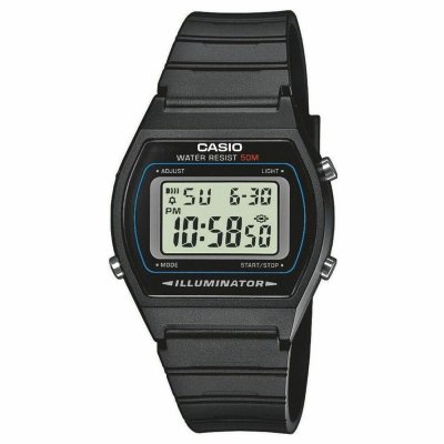 Casio Herreur Casio W-202-1AVEF Sort Digital