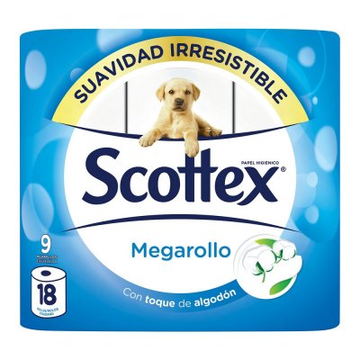 Toiletpapir Scottex (9 uds)