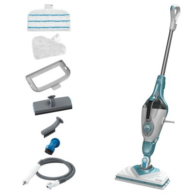 Black & Decker Damprenser sort & Decker Steam-Mop 500 ml 1600 W
