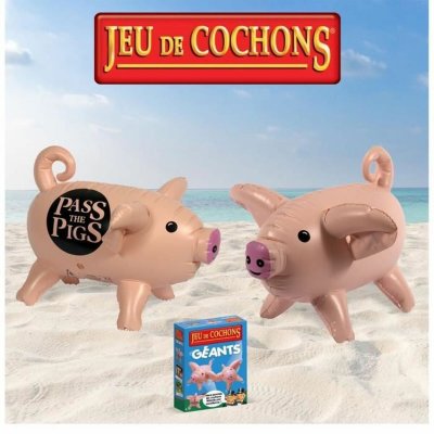 Winning Moves Oppustelig Winning Moves Jeu de Cochons Geants (FR)