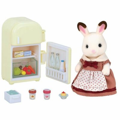 Sylvanian Families Action Figurer Sylvanian Families Mom Rabbit Chocolate / Refrigerator