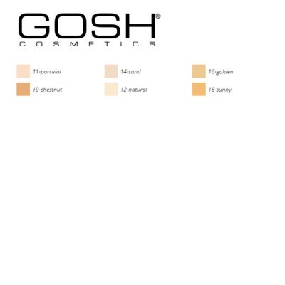 Flydende makeup foundation X-Ceptional Wear Gosh Copenhagen (35 ml)