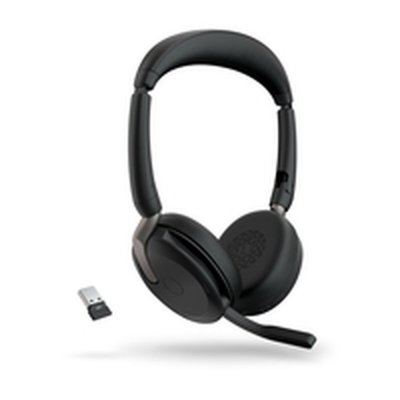 Jabra Bluetooth headset med mikrofon Jabra Evolve2 65 Flex Sort