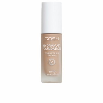 Gosh Copenhagen Cremet Make Up Foundation Gosh Copenhagen HYDRAMATT Nº 010-Light Dark rød Spf 15 30 ml