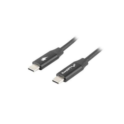 Kabel USB C Lanberg CA-CMCM-40CU-0018-BK 1,8 m Sort