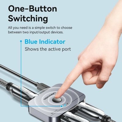 Vention HDMI-kommutator Vention AKPH0 Grå 1 m