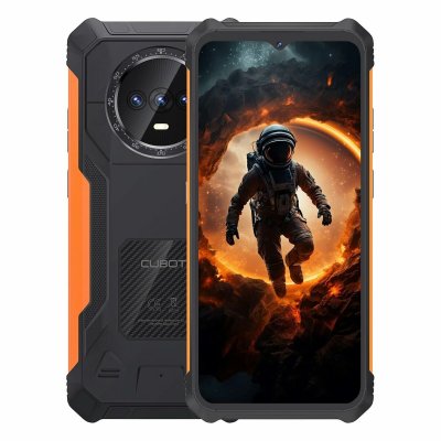 Cubot Smartphone Cubot King Kong ES 6,5" UNISOC T606 6 GB RAM 128 GB sort , orange