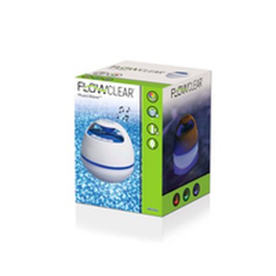 Bestway Flydende trådløs højtaler med LED Bestway Hvid 6 W