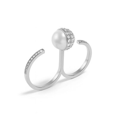 Guess Ringer for Kvinner JUBR04453JWRH (16) Grå Rustfritt stål