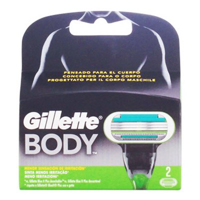 Ekstra barberblade Body Gillette Body (2 uds) (2 enheder)