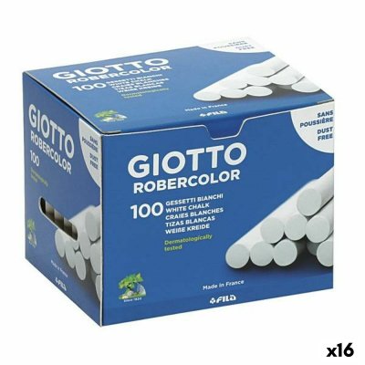 Giotto Kridt Giotto Robercolor Hvid 16 enheder 100 Dele