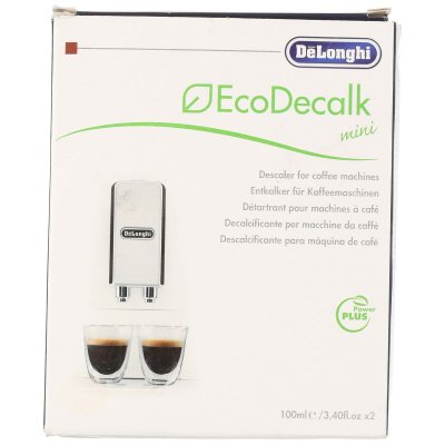 DeLonghi Afkalkningsmiddel DeLonghi EcoDecalk 2x100ml 2 x 100 ml Kalkfjerner til kaffemaskine