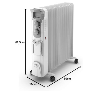 Olimpia Splendid Olieradiator Olimpia Splendid 99298 Hvid Grå 2500 W