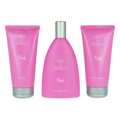 Parfume sæt til kvinder Pink Aire Sevilla EDT (3 pcs) (3 pcs)