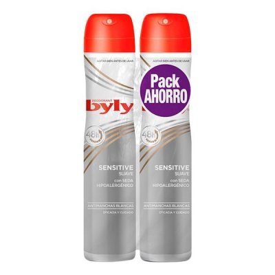 Spray Deodorant Sensitive Suave Byly (2 uds)