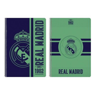 Ringbog Real Madrid C.F. 512057066 Grøn A4