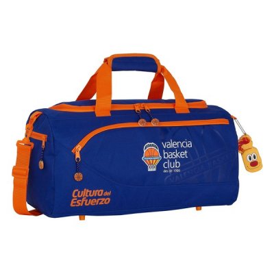 Sportstaske Valencia Basket Blå Orange (25 L)