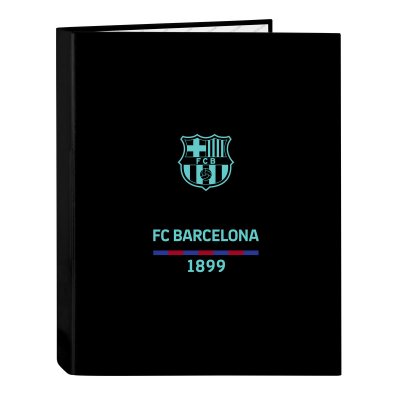Ringbind F.C. Barcelona Sort A4 26.5 x 33 x 4 cm