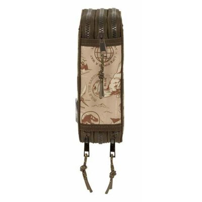 Jurassic World Tredobbelt Penalhus Jurassic World Sand 12,5 x 19,5 x 5,5 cm 37 Dele