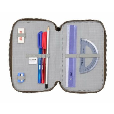 Jurassic World Tredobbelt Penalhus Jurassic World Sand 12,5 x 19,5 x 5,5 cm 37 Dele